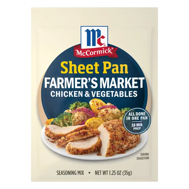 One Sheet Pan Farmer's Market Chicken & Vegetables Seasoning Mix