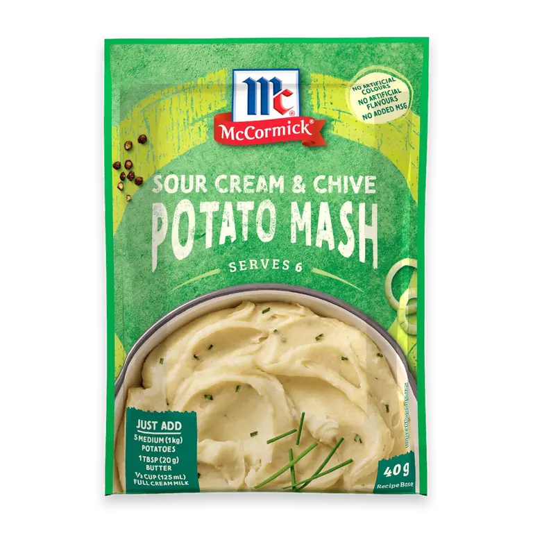 Sour Cream & Chive Potato Mash Recipe Base