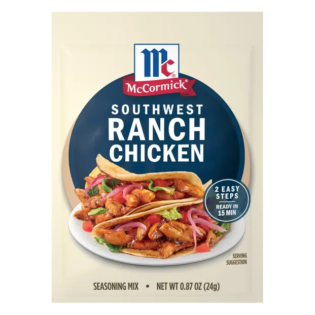 Street Taco Southwestern Ranch Chicken Seasoning Mix Packet