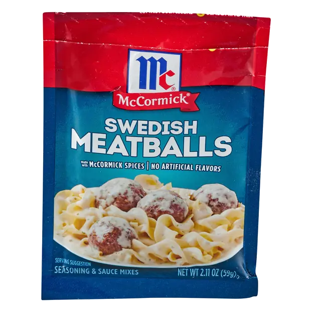 Swedish Meatballs Seasoning & Sauce Mix Packet