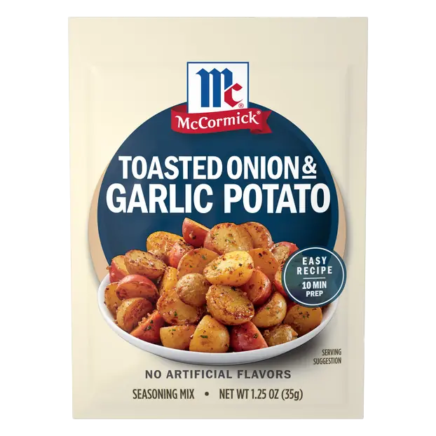 McCormick Toasted Onion & Garlic Potato Seasoning, 1.25 oz