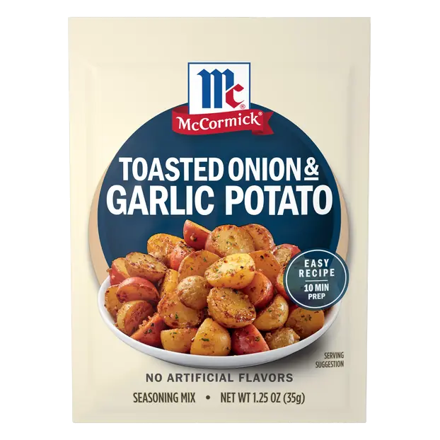 Toasted Onion & Garlic Potato Seasoning Mix Packet