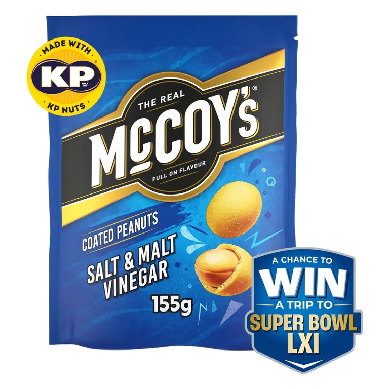 Coated Peanuts Salt & Malt Vinegar