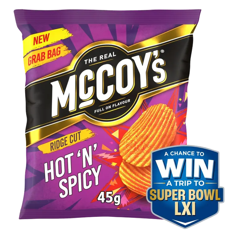 Hot 'N' Spicy Crisps 45g