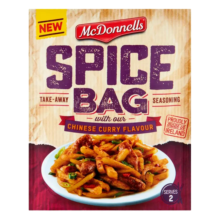 McDonnells Spice Bag Chinese Curry Flavour Seasoning Mix 40g
