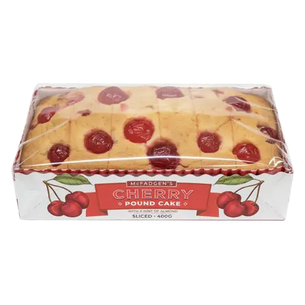 Mcfadgen's Bakery Sliced Pound Cake Cherry 400 g