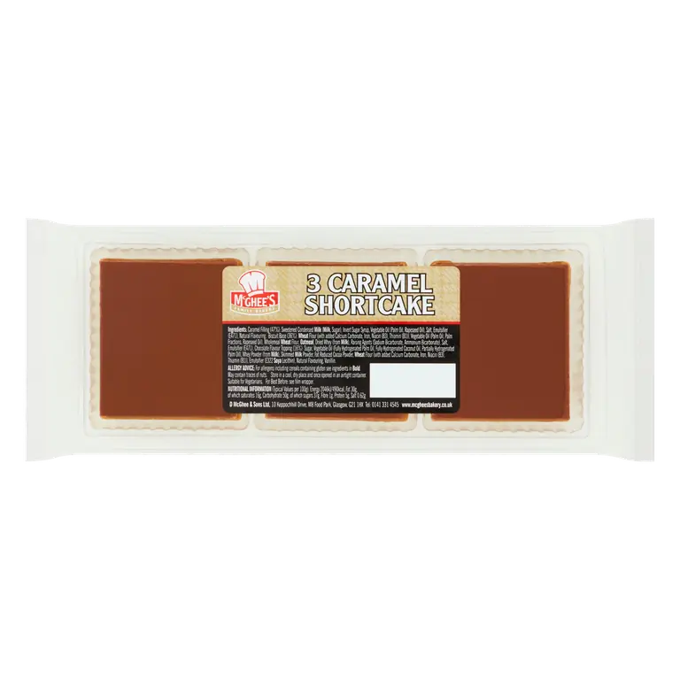 McGhee's 3 Caramel Shortcake