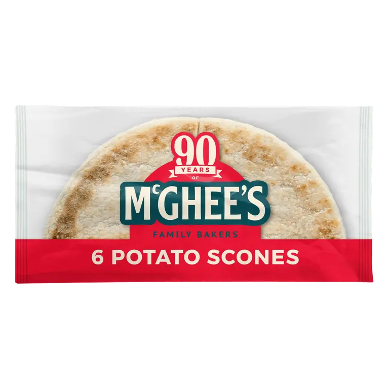 McGhee's Family Bakers 6 Potato Scones