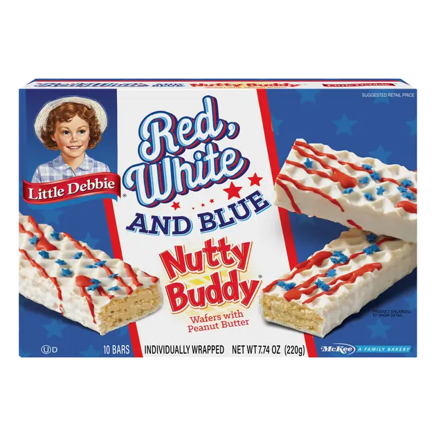 Little Debbie Red, White and Blue Nutty Buddy