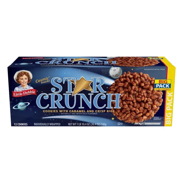 Little Debbie Star Crunch Big Pack 12Ct