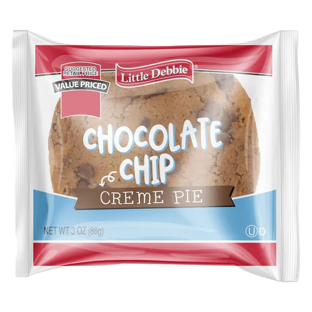 Littlel Debbie Choc Chip Creme Pie