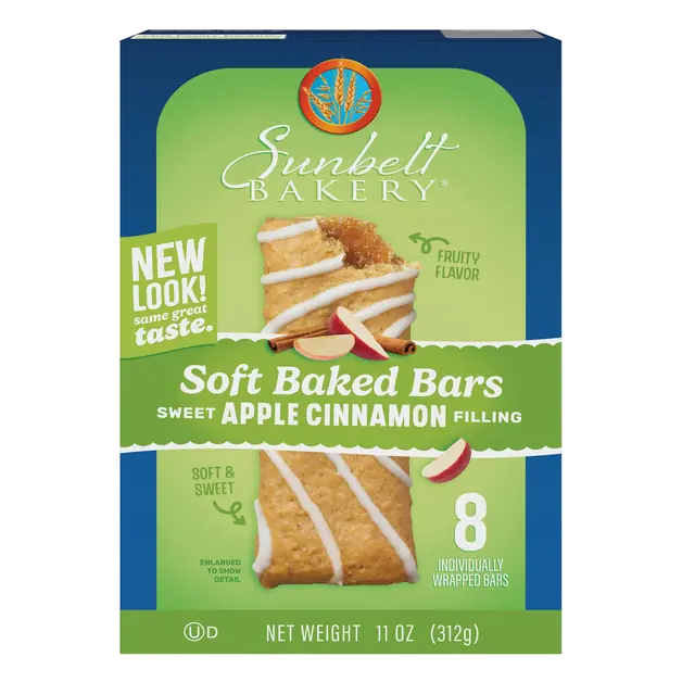 Sunbelt Bakery Apple Cinnamon Fruit & Grain Bars 8-1.38oz