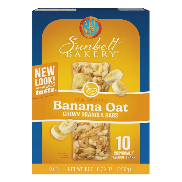 Sunbelt Bakery Banana Harvest Chewy Granola Bars 10-0.88oz
