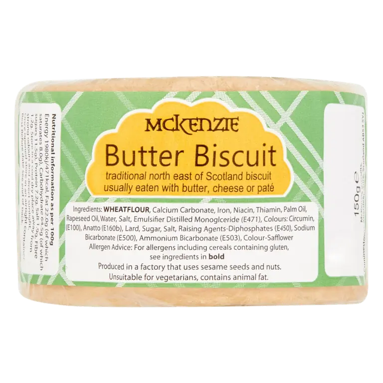 McKenzie Large Butter Biscuits 150g