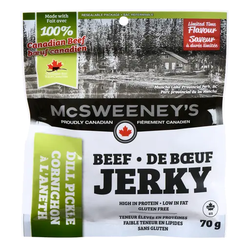 Gluten-Free Jerky Dill Pickle Beef 70 g