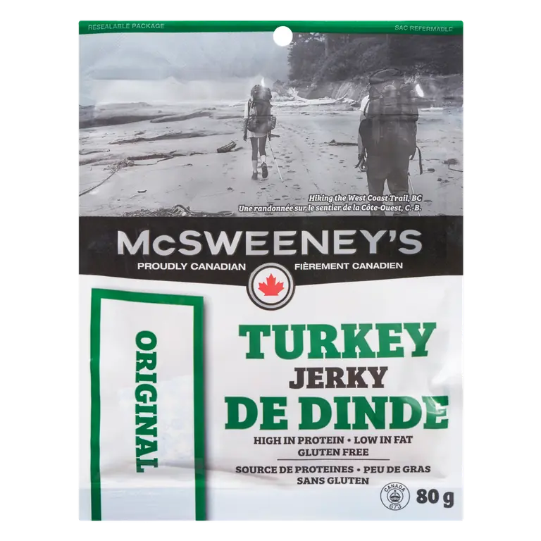Gluten-Free Jerky Original Turkey 80 g