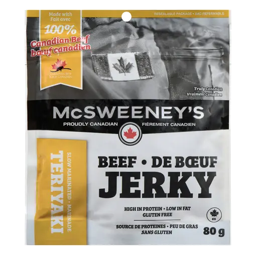 Gluten-Free Jerky Teriyaki Beef 80 g