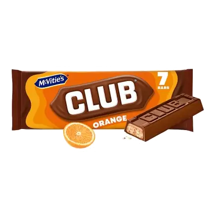 Club Orange Biscuit Bars Multipack