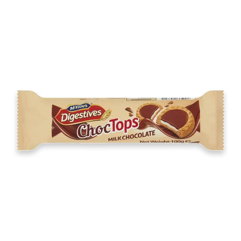 Digestives Choc Tops Milk Chocolate