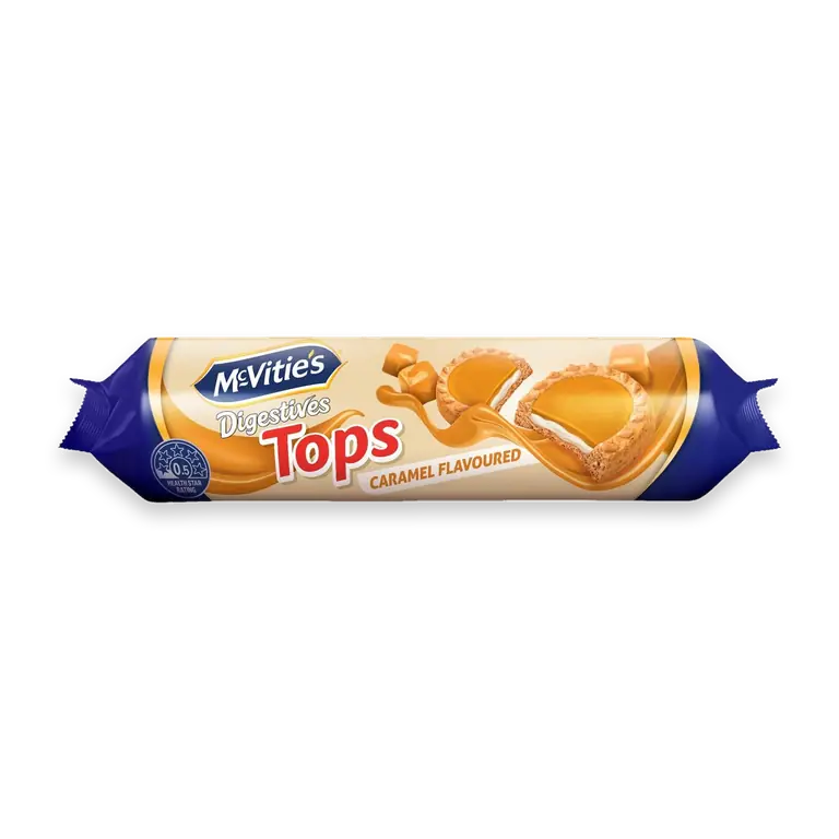 Digestives Tops Caramel Flavoured