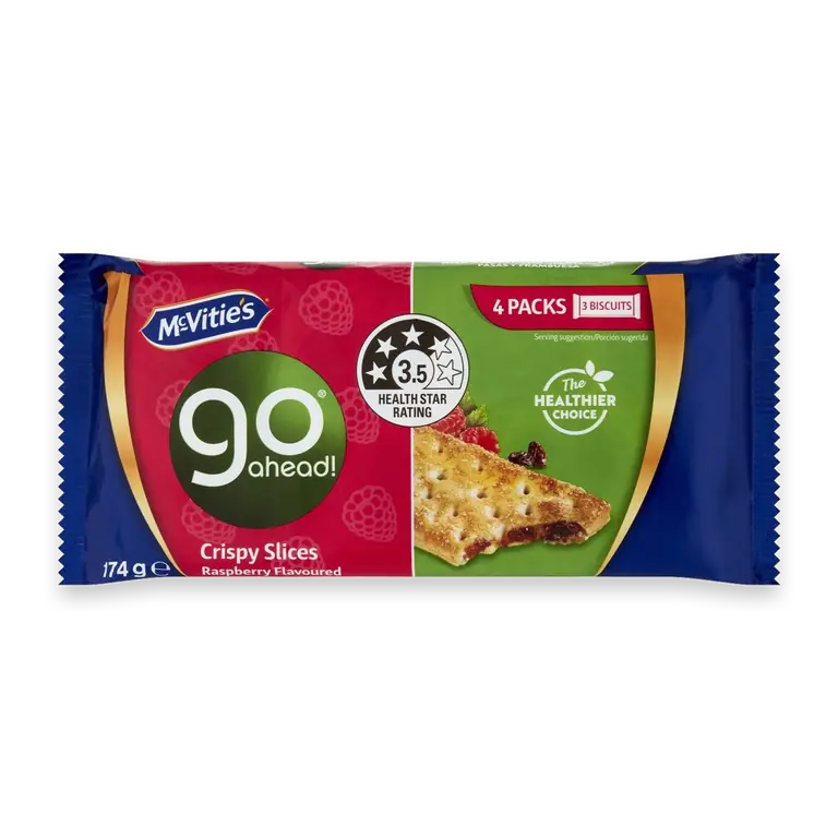 Go Ahead Crispy Slices Raspberry