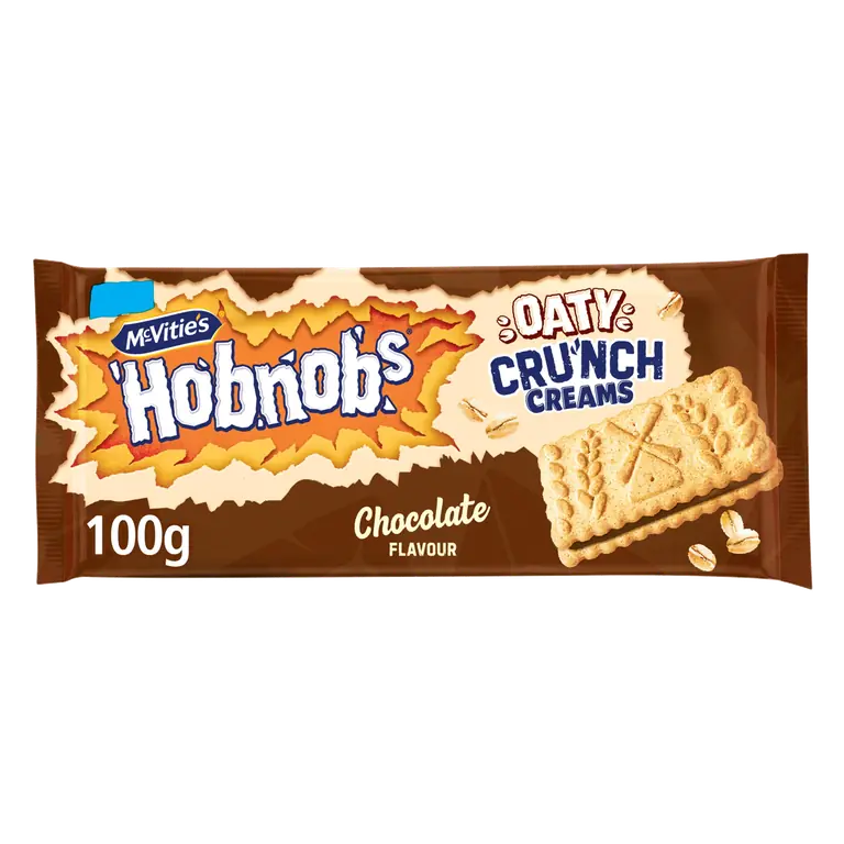 McVitie's Hobnobs Oaty Milky Biscuits Chocolate Cream 100g