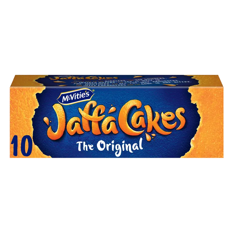 McVitie's Jaffa Cakes Original Chocolate Biscuits 10 Cakes, 110g