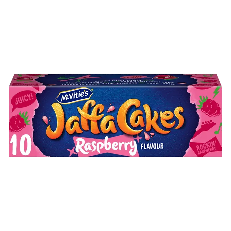 Jaffa Cakes Raspberry Flavour 10 Cakes
