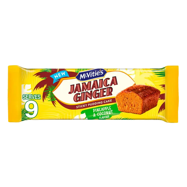 Jamaica Ginger Pineapple & Coconut Flavour Sticky Pudding Cake