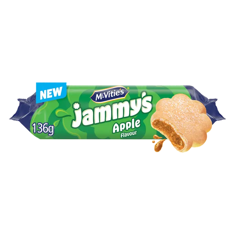 McVitie's Jammy's Apple Flavour Biscuit 136.5g