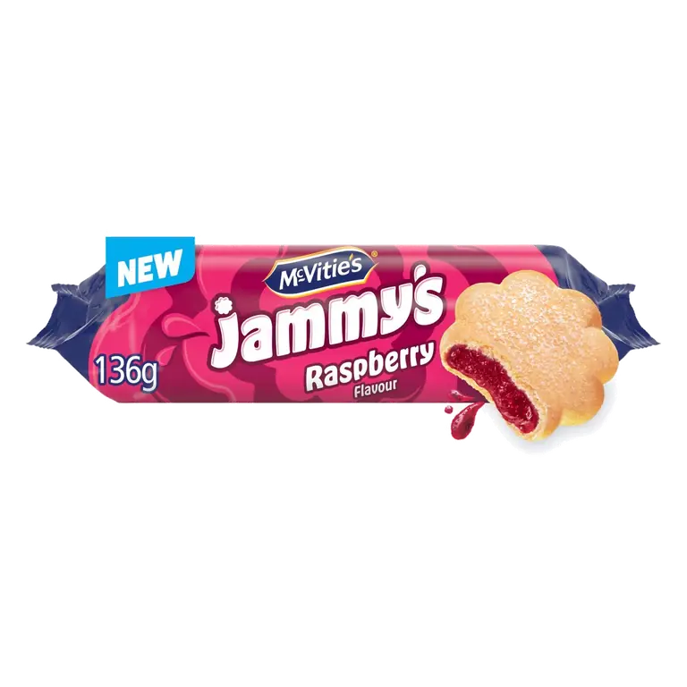 Jammy'S Raspberry Biscuits 136.5g