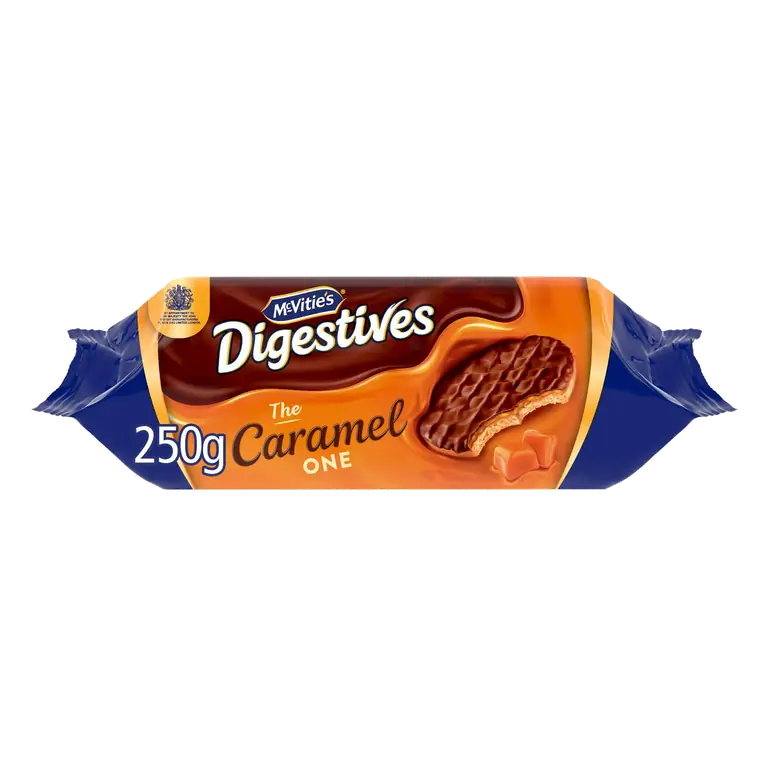 Milk Chocolate Digestive Biscuits the Caramel One 250g