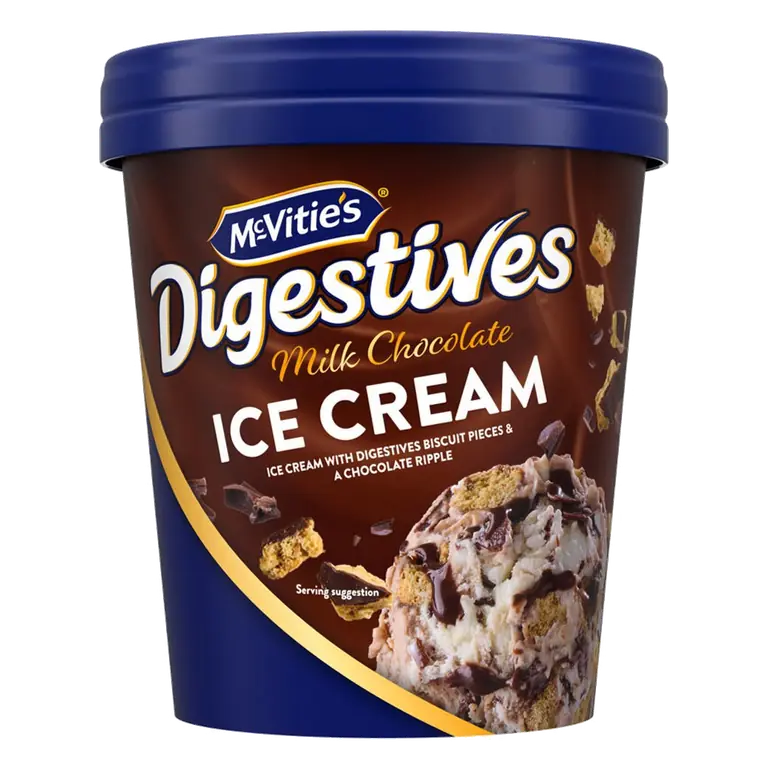 McVities Milk Chocolate Digestives Ice Cream 500ml