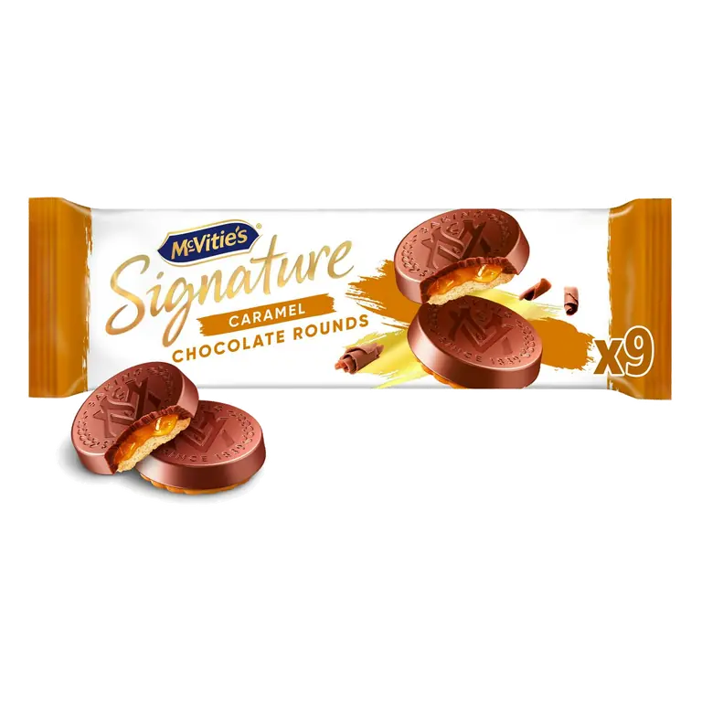 Signature Caramel Chocolate Rounds Biscuits 109g