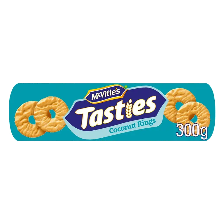 Tasties Coconut Rings Biscuits