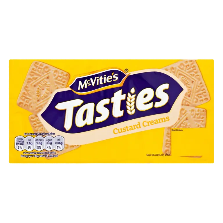 Tasties Custard Creams Biscuits