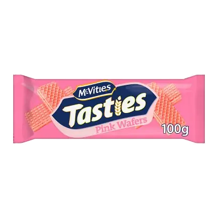 Tasties Pink Wafers