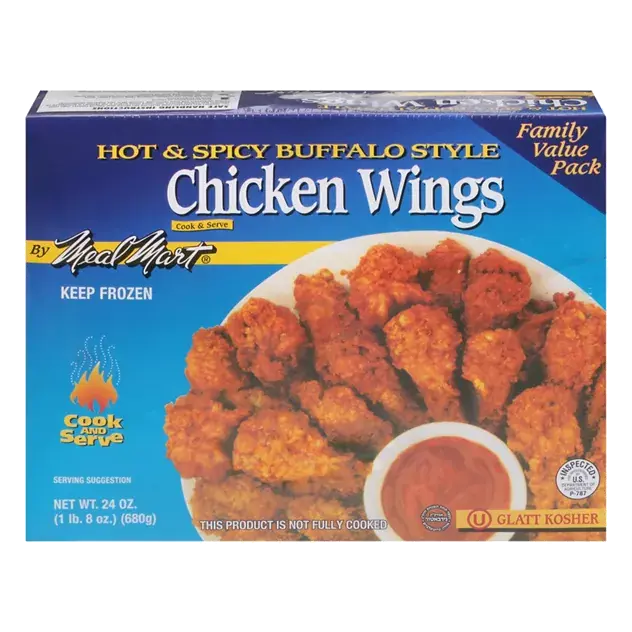 Chicken Wings, Hot & Spicy Buffalo Style, Family Value Pack