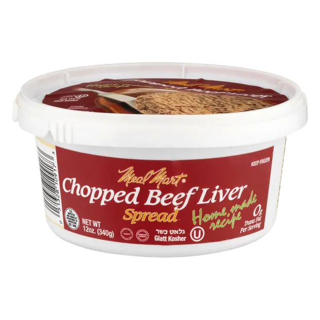 Glatt Kosher Chopped Beef Liver Spread Frozen