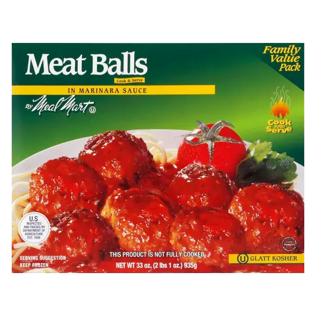 Meat Balls, in Marinara Sauce, Family Value Pack