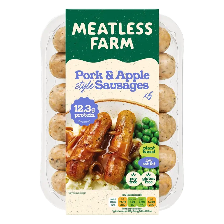 Pork & Apple Style Sausages 300g