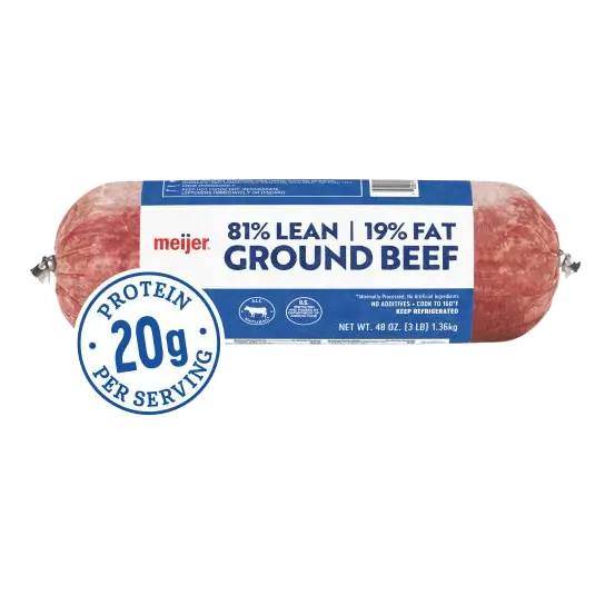 81% Lean 19% Fat Ground Beef