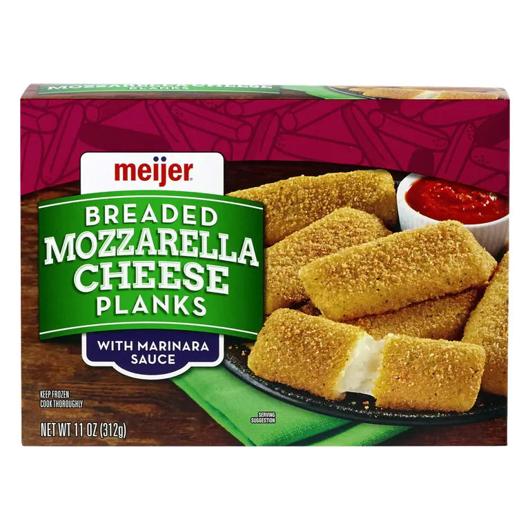 Breaded Mozzarella Cheese Planks with Marinara Sauce