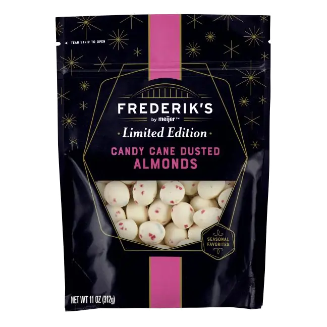 Candy Cane Yogurt Almonds