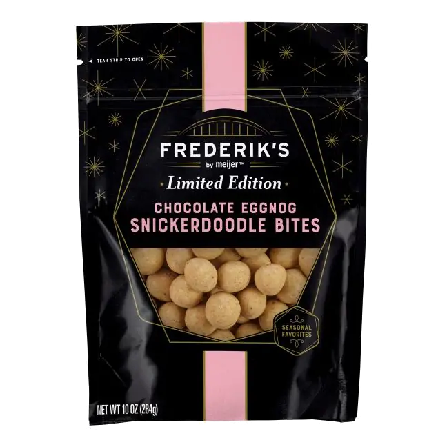Chocolate Eggnog Snickerdoodle Bites