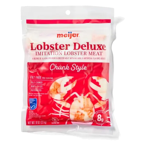 Chunk Style Lobster Deluxe Imitation Lobster Meat