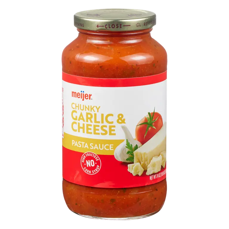 Chunky Zesty Garlic & Cheese Pasta Sauce