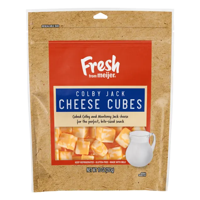 Colby Jack Colby and Monterey Jack Cheese Cubes