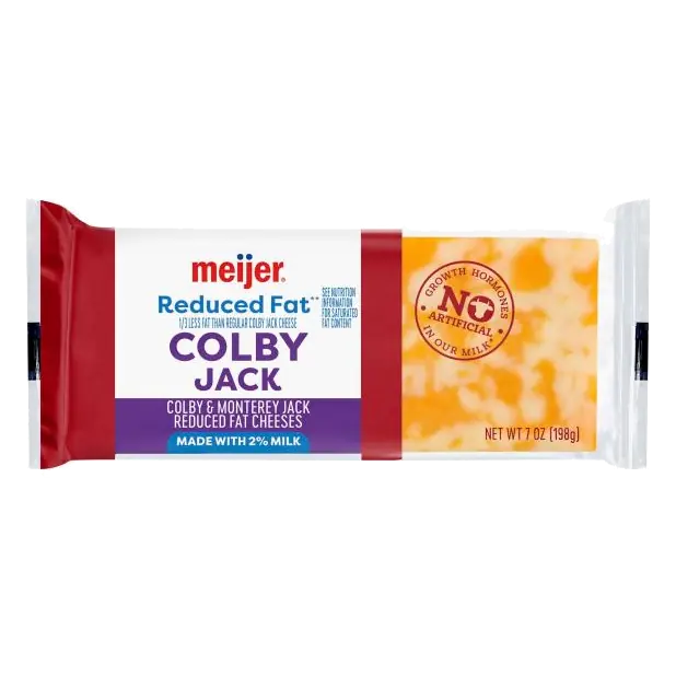 Colby Jack Colby & Monterey Jack Reduced Fat Cheeses