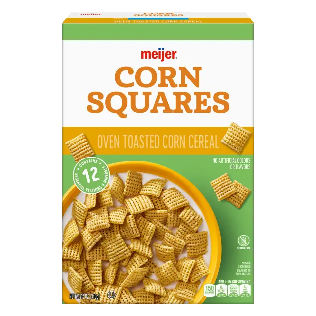 Corn Squares Oven Toasted Corn Cereal